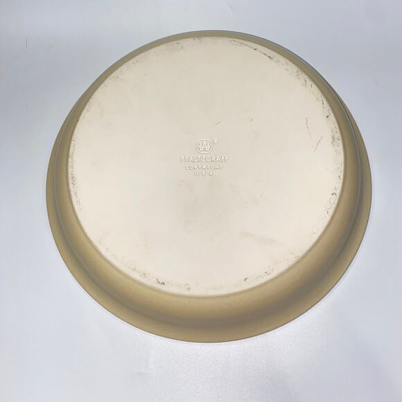 Pfaltzgraff Village Birds Pie Plate Serving Dish 10" x 2" Vintage Stoneware - Picture 5 of 6
